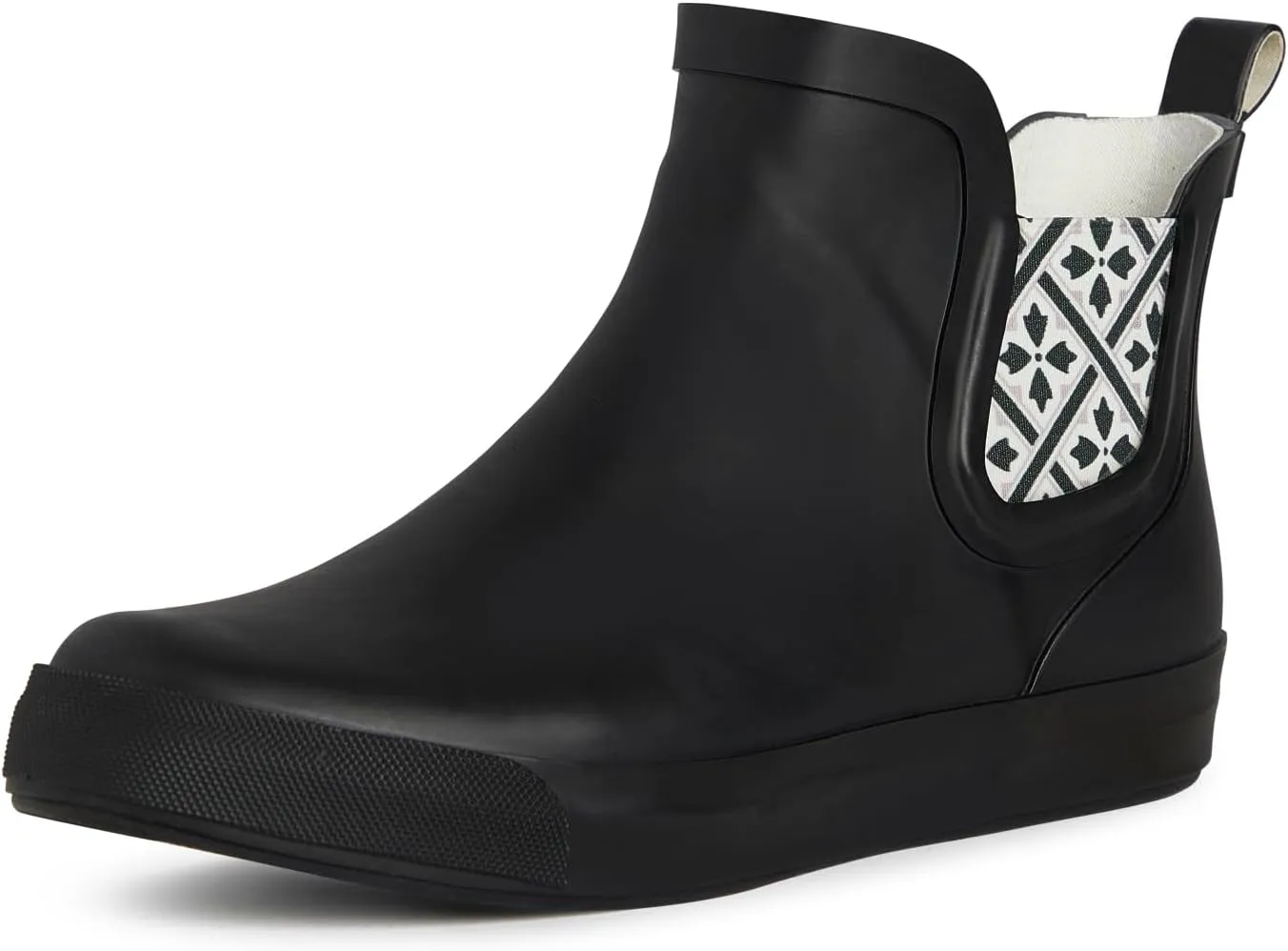 Laura Ashley Women's Rain Boots, Mid Cut Rubber Rain Boots for Women - Waterproof Flat Heeled Ankle Boots for Ladies