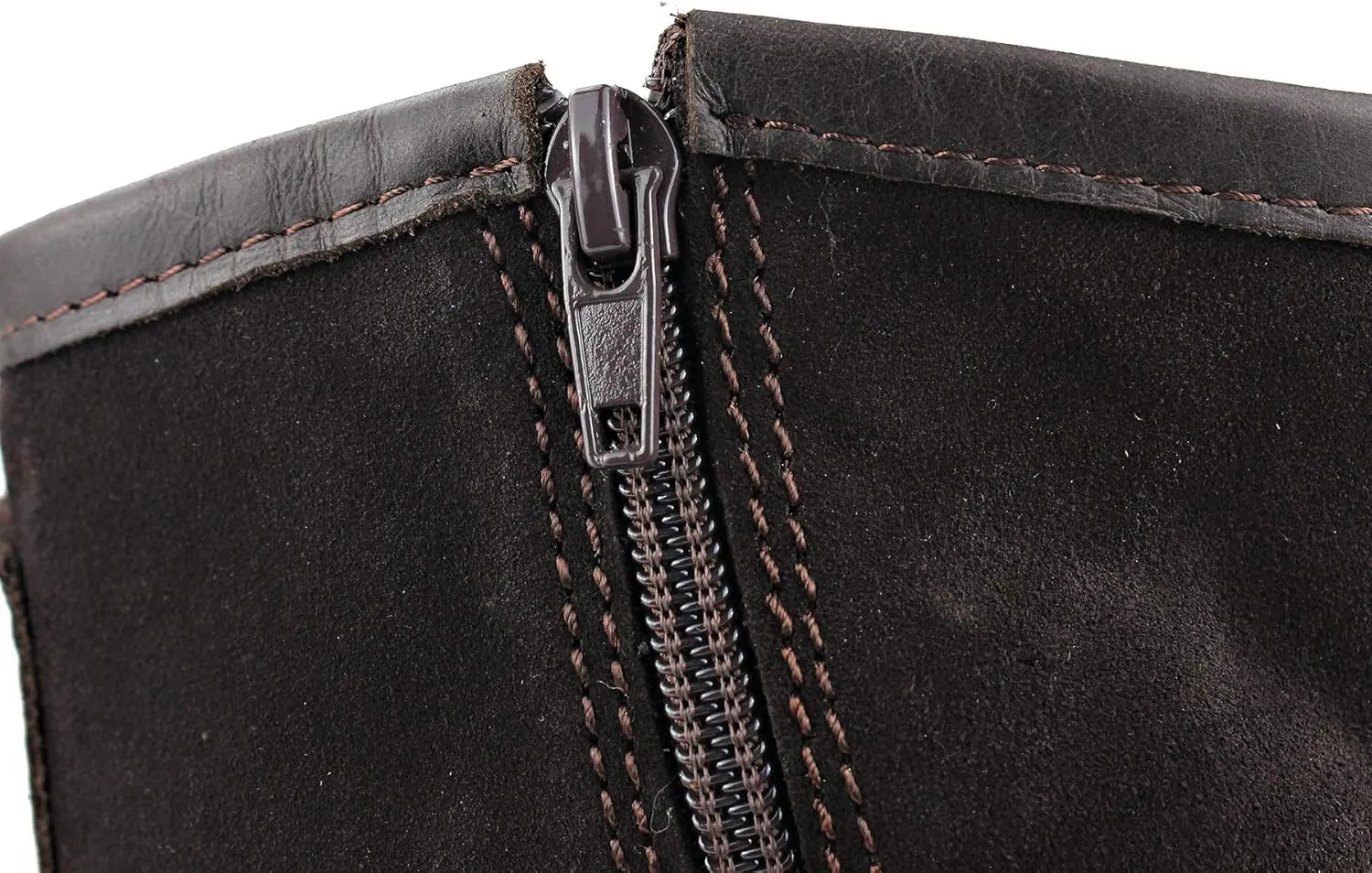 Leather Casual Motorcycle Combat Hiking Dress Ankle Boots for Men with Side Zipper CD-5008-1-N-S