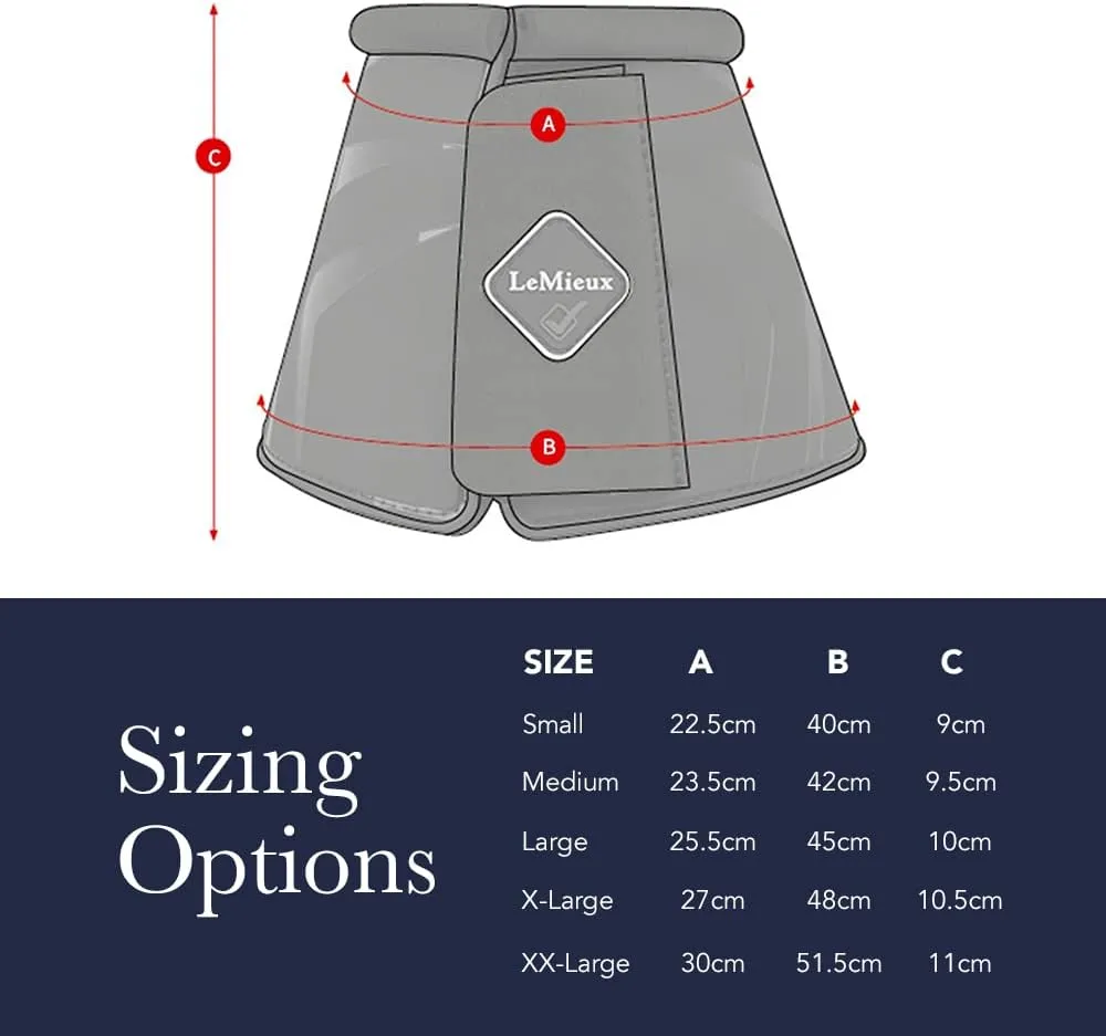 LeMieux Black Rubber Bell with Fleece Overreach Horse Boots - Protective Gear and Training Equipment - Equine Boots, Wraps & Accessories