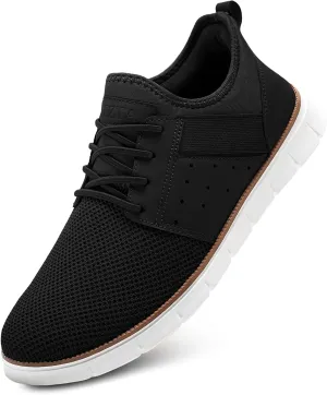 LEZTA Men‘s Casual Shoes Fashion Sneakers Quickly Put on Men's Dress Shoes Lightweight Breathable Mesh Oxfords Walking Shoes