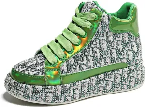 Lightweight Breathable Basketball Shoes,Men's High-Top Athletic Sneakers, with Ankle Support and Cushioned Sole for Running, Training, and Street Style