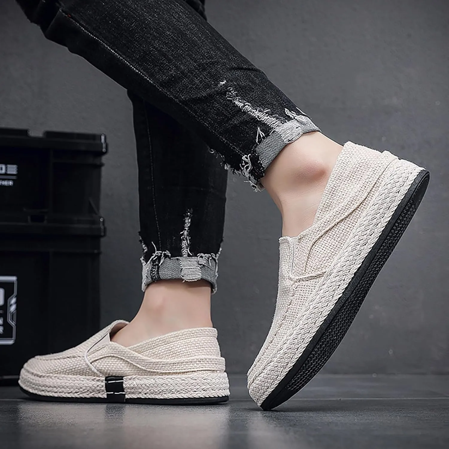 Lightweight Diabetic Shoes for Men Breathable Casual Comfortable Walking Sneaker Business Casual Versatile Shoes