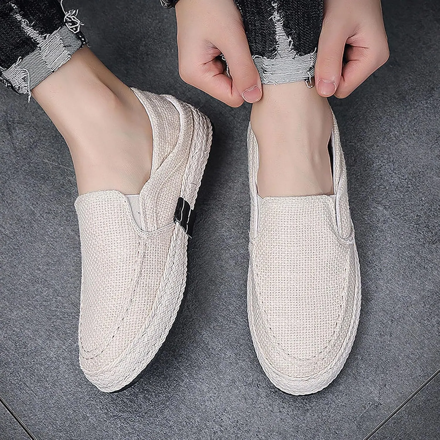 Lightweight Diabetic Shoes for Men Breathable Casual Comfortable Walking Sneaker Business Casual Versatile Shoes