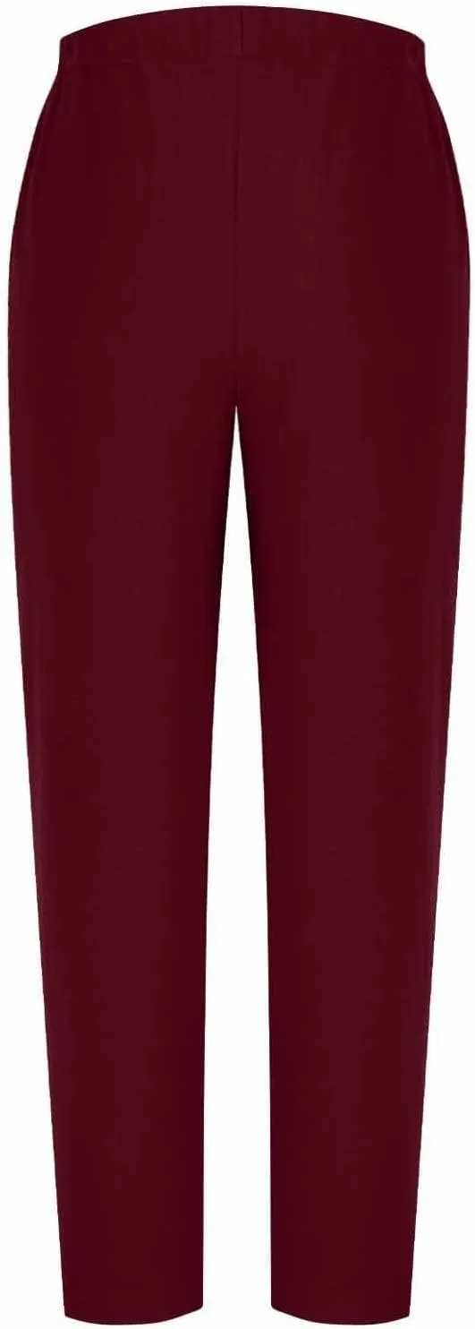 Linen Pants Women Long Womens Linen Pant Mid Waist Cotton Linen Casual Slacks Women's Linen Pants with Pockets