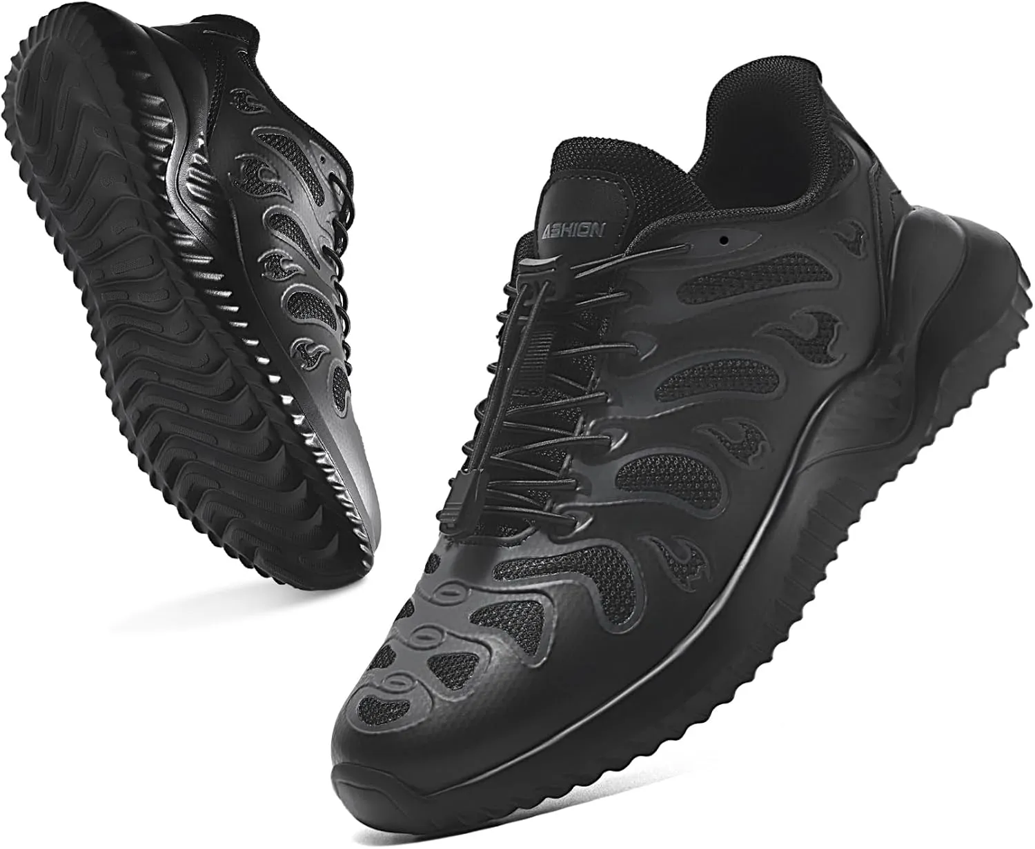 Littleplum Boys Running Shoes Slip On Kids Sneakers Mesh Tennis Shoes Lightweight Breathable for Athletic Gym School Sport