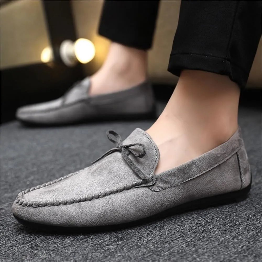 Loafers for Men Round Toe Anti-Slip Casual Driving Moccasins Slip on Loafers Dress Shoes