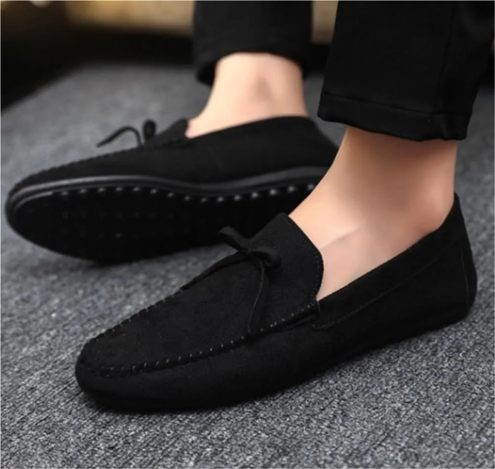 Loafers for Men Round Toe Anti-Slip Casual Driving Moccasins Slip on Loafers Dress Shoes