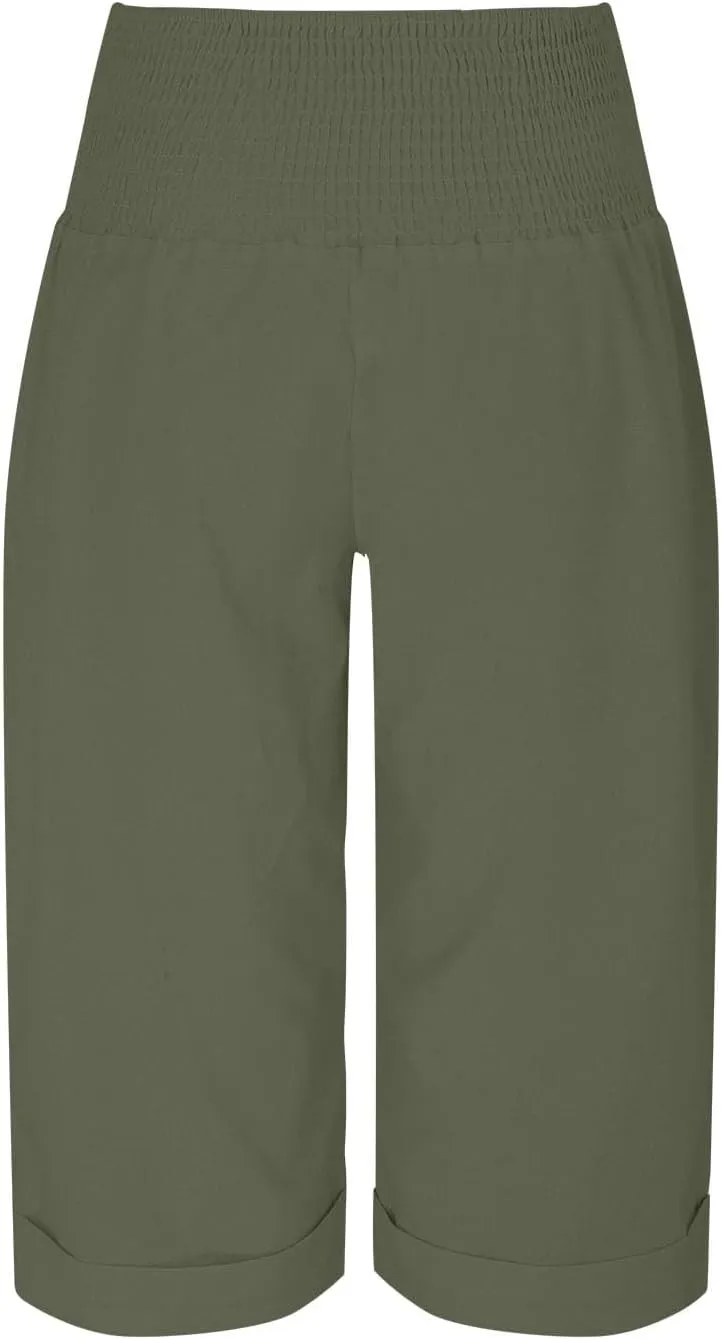 Long Linen Pants for Women Tall Solid Color Button Loose Casual Pants Tailored Linen Pants for Women