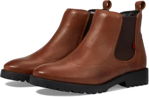 Marc Joseph New York Womens Casual Comfortable Genuine Leather Chelsea Wingtip Ankle Boots Classic Fashion Slip On Ladies Fall Winter Boots