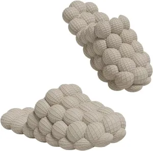 Massage foam sandals Women's men's non-slip cloud slippers Soft and comfortable sandals