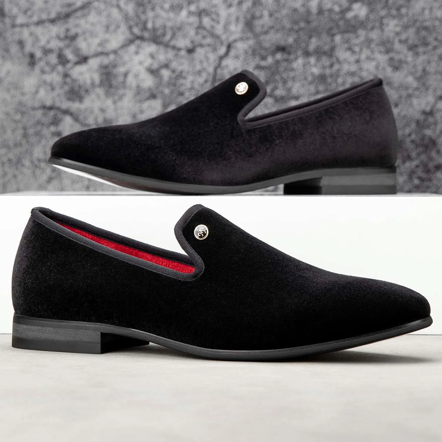 Meijiana Mens Loafers Wedding Dress Shoes Slip-On Loafers for Men Tuxedo Suit Shoes