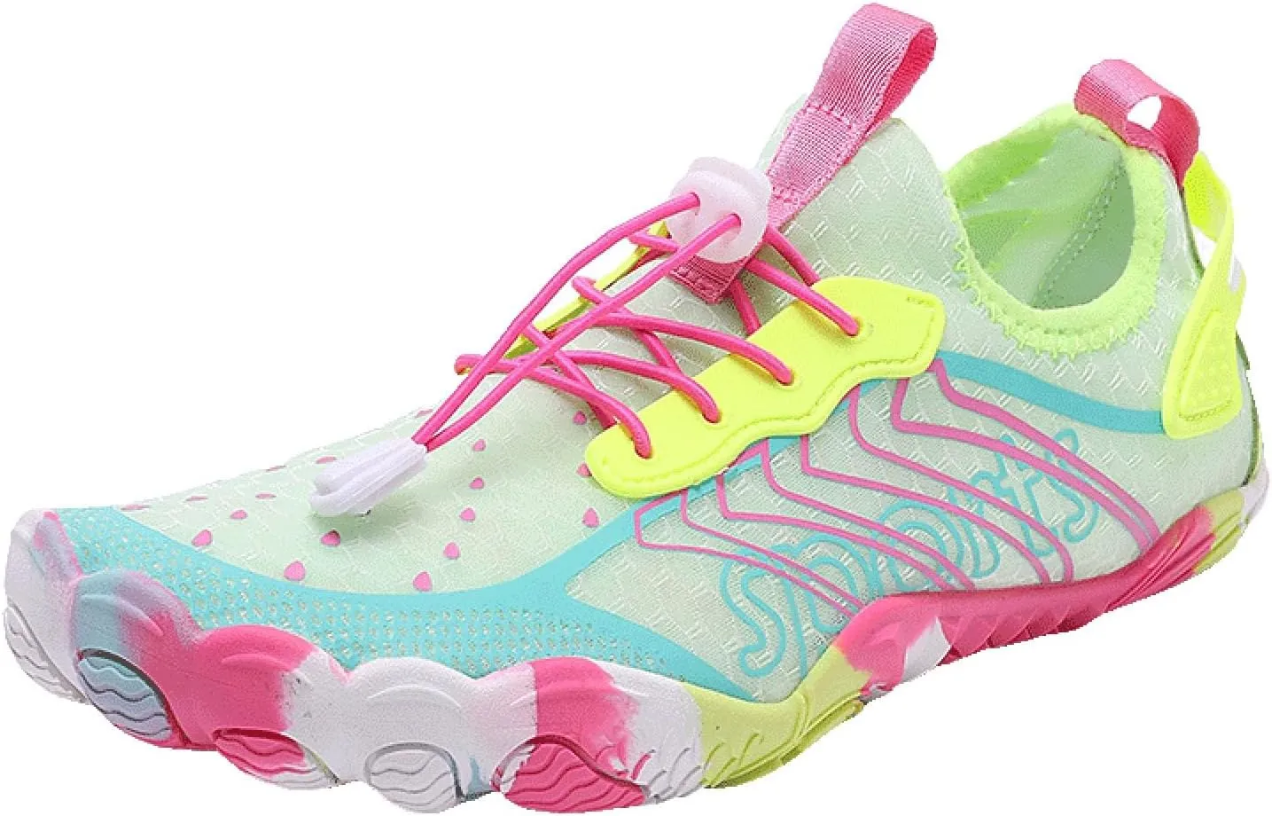 Men's and Women's Non Slip Water Shoes Quick Drying Outdoor River Tracing Hiking Running Fitness Shoes Mens Colorful Indoor Fitness Comfy Sneakers Summer Breathable Gym Sneakers