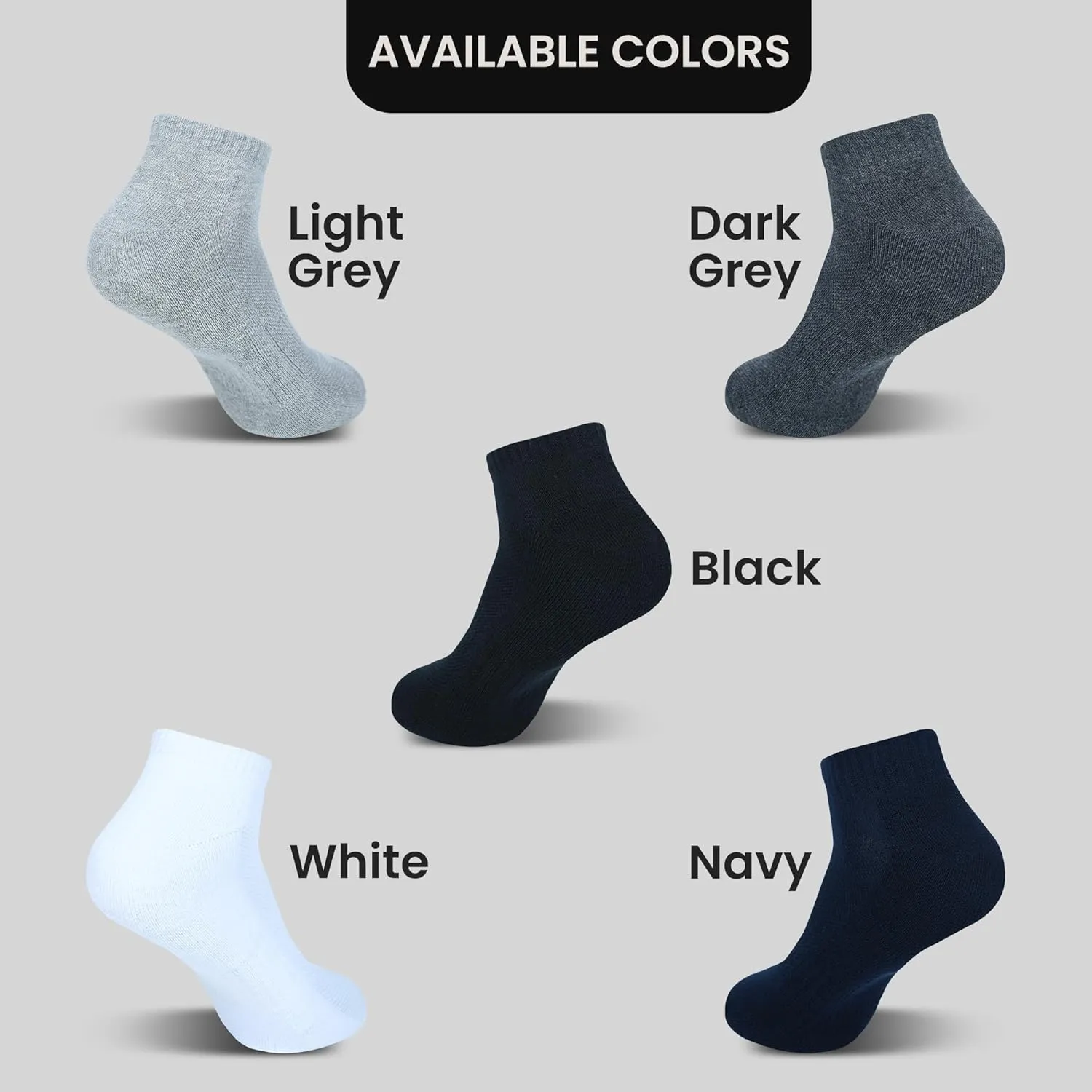 Men's Ankle Socks, Pack Of 6