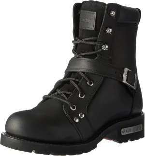 Men's Biker Riding Leather Motorcycle Boots