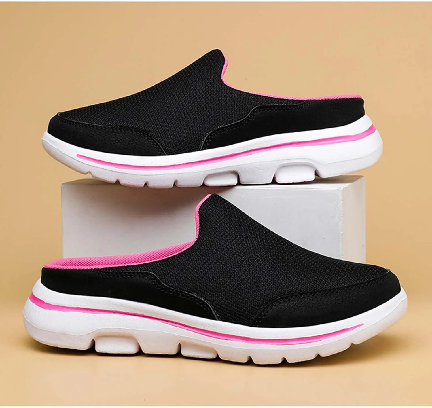 Men's Breathable Barefoot Shoes Soft Flat Soled Slip On Mesh Shoes Heelless Walking Mens Dress Breathable