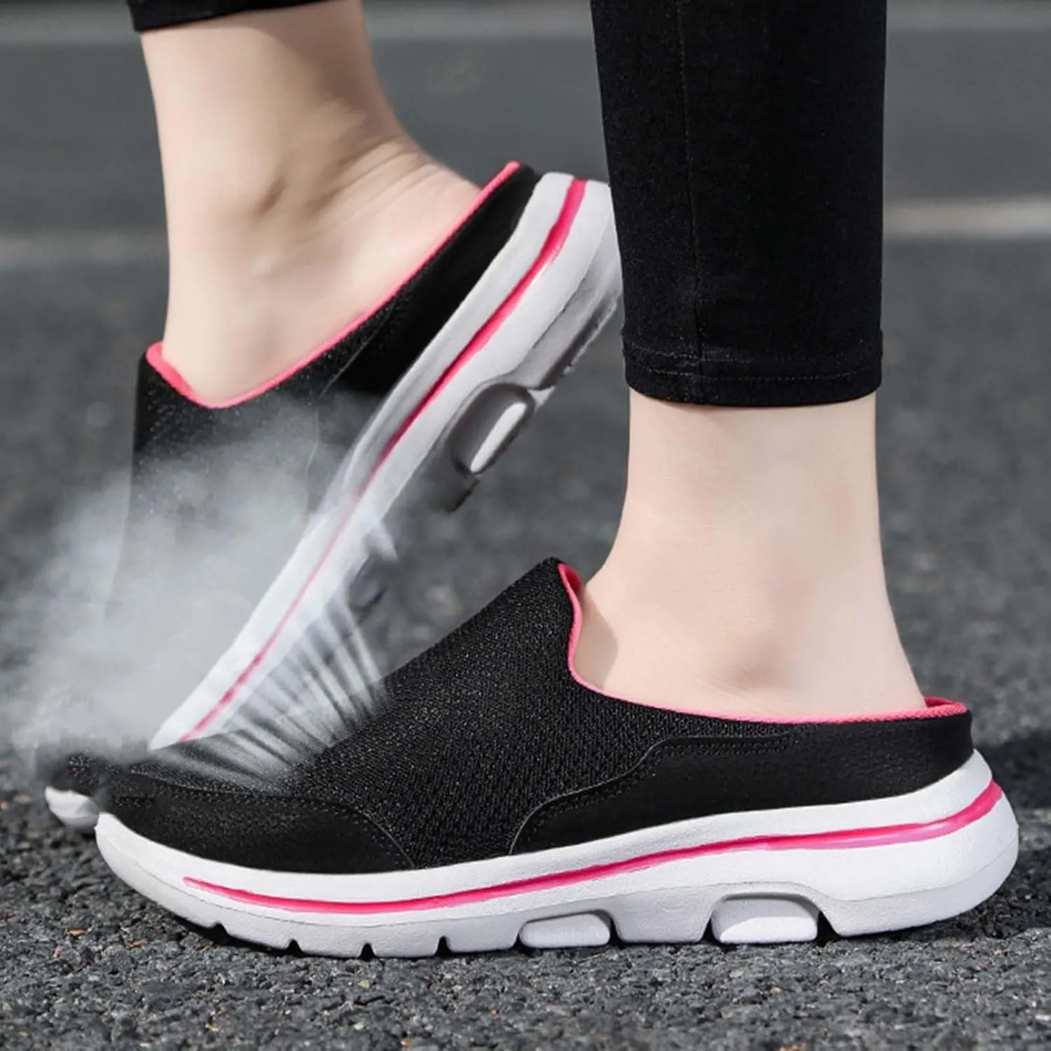 Men's Breathable Barefoot Shoes Soft Flat Soled Slip On Mesh Shoes Heelless Walking Mens Dress Breathable