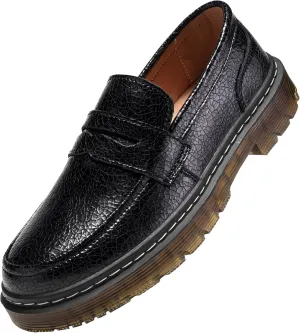 Men's Classic Penny Loafers Fashion Comfort Casual Slip-on Dress Shoes