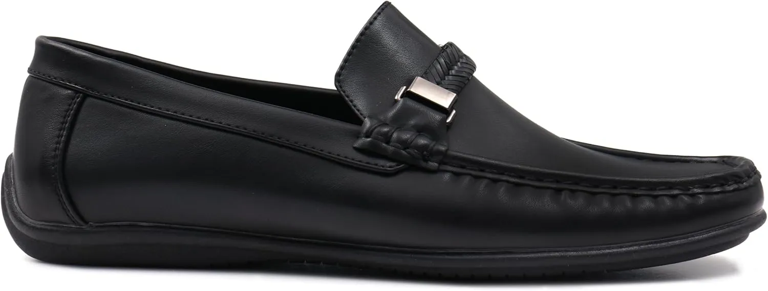 Men's Comfort Loafer, Lightweight Leather Slip-On Shoes for Office, Casual & Everyday Wear