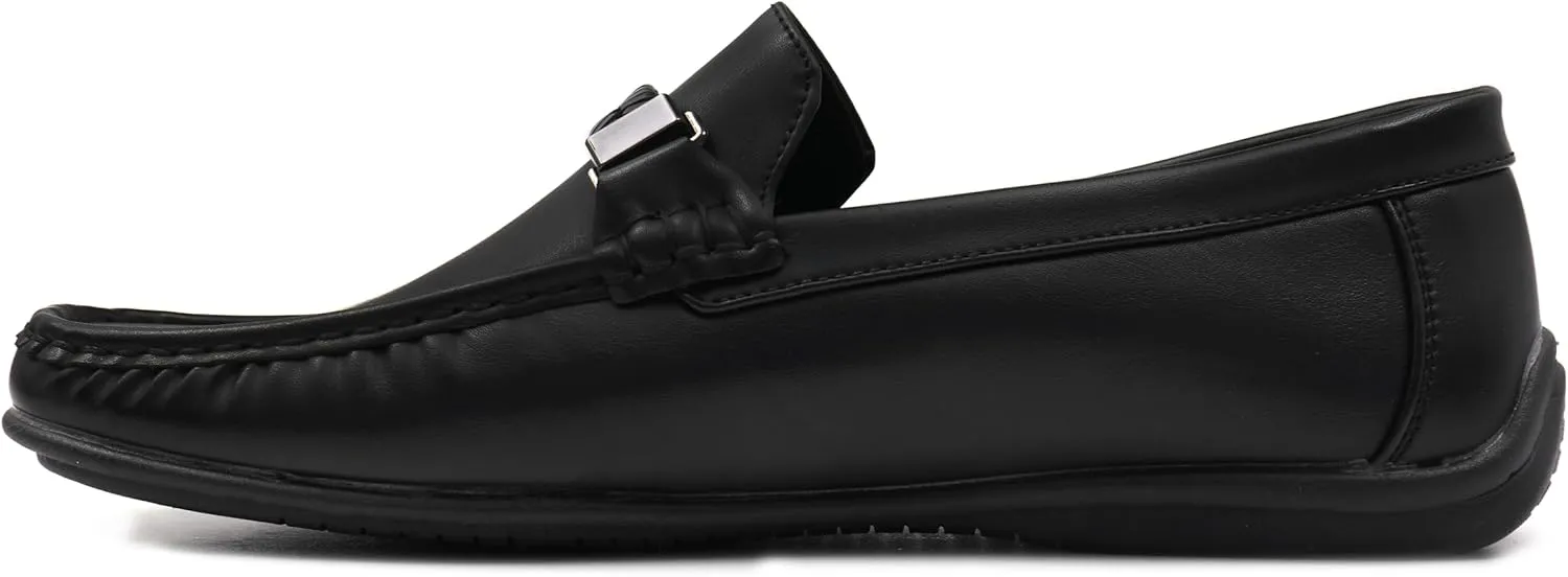 Men's Comfort Loafer, Lightweight Leather Slip-On Shoes for Office, Casual & Everyday Wear