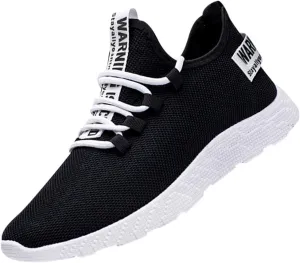 Mens Dress Shoes Casual Oxfords Shoes Knit Lightweight Womens Running Shoes Walking Casual Shoes Trendy Men Shoes Sneakers Black Tennis Shoe Loafers Shoe