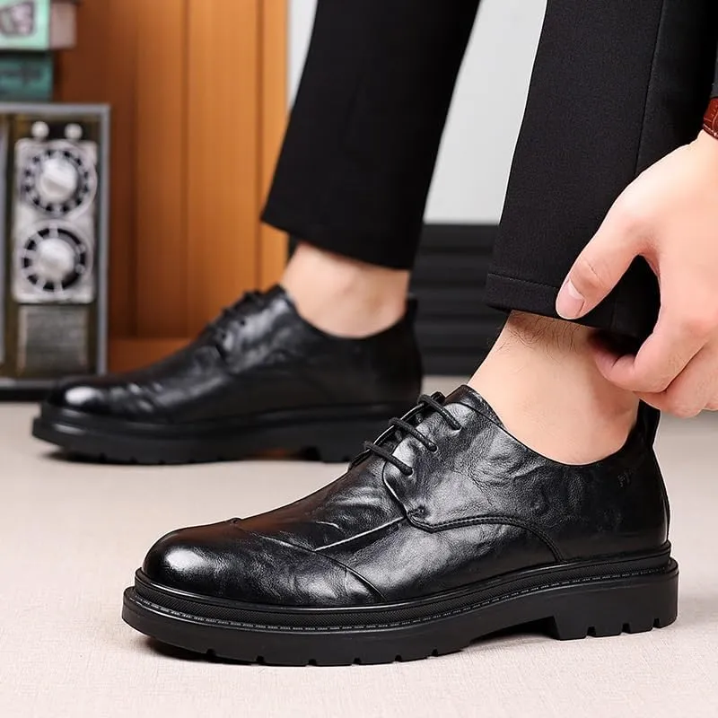Men's Dress Shoes Casual Walking Business Leather Oxford Tuxedo Shoes