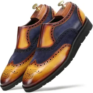 Mens Dress Shoes - Lightweight Handcrafted Full Grain Leather Loafers, Business Casual Shoes, Dress Shoes for Men, AirFlexLite