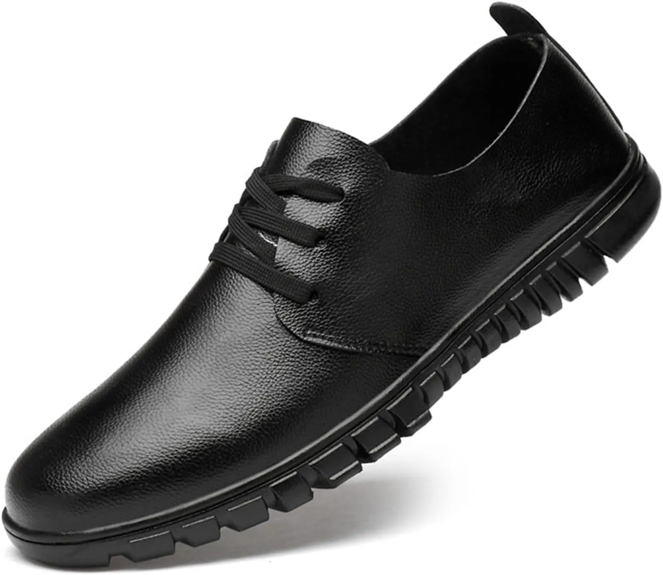 Men's Fashion Sneakers Leather Retro Casual Shoes for Men Breathable Dress Mens Sneakers