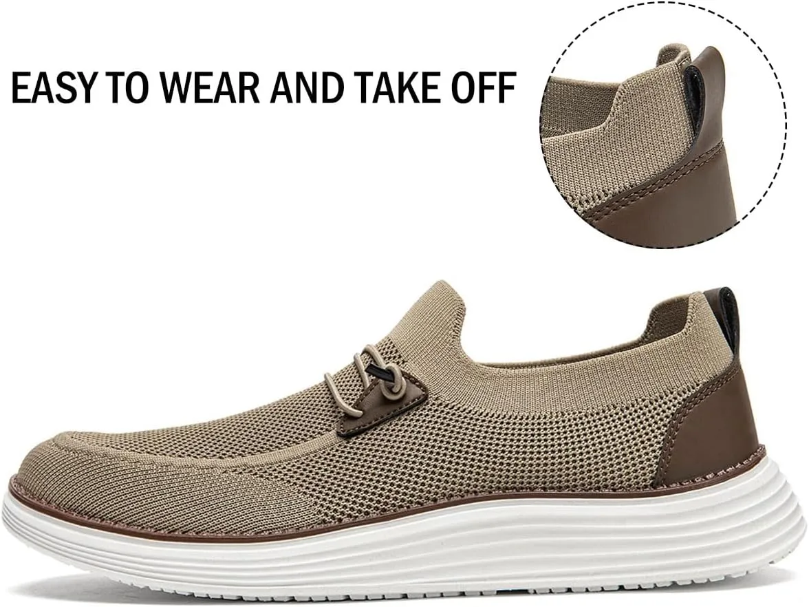 Men's Loafers Slip On Shoes Men Boat Shoes Casual Walking Shoes for Men Comfort Lightweight Breathable