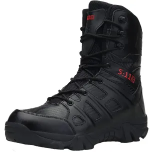 Men's Military Tactical Boots Outdoor Mountaineering Trekking Commando Tactical Boots Backpacking Boots Combat Boots