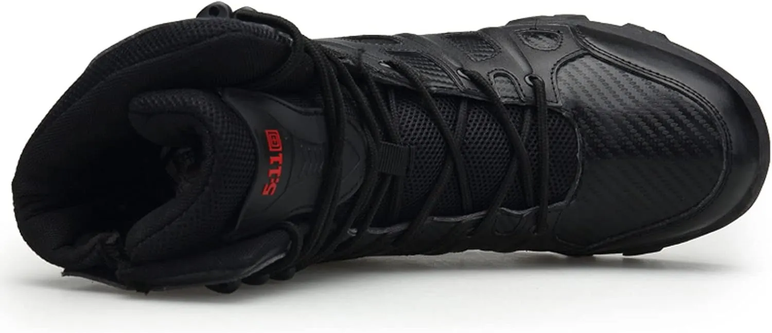Men's Military Tactical Boots Outdoor Mountaineering Trekking Commando Tactical Boots Backpacking Boots Combat Boots