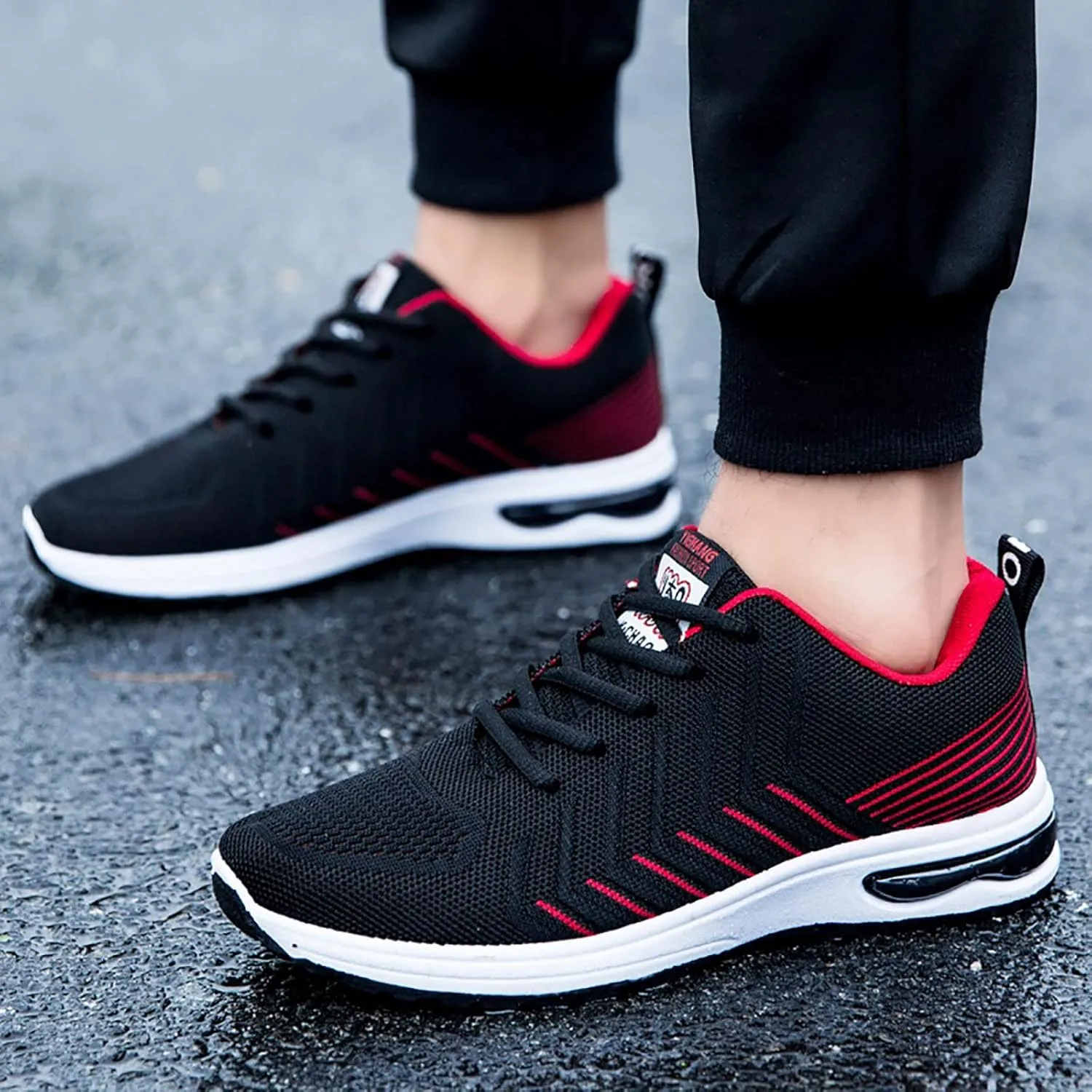 Men's Non Slip Barefoot Minimalist Shoes Non Slip Lightweight Workout Shoe Casual Soft Flat Soled Walking Shoes