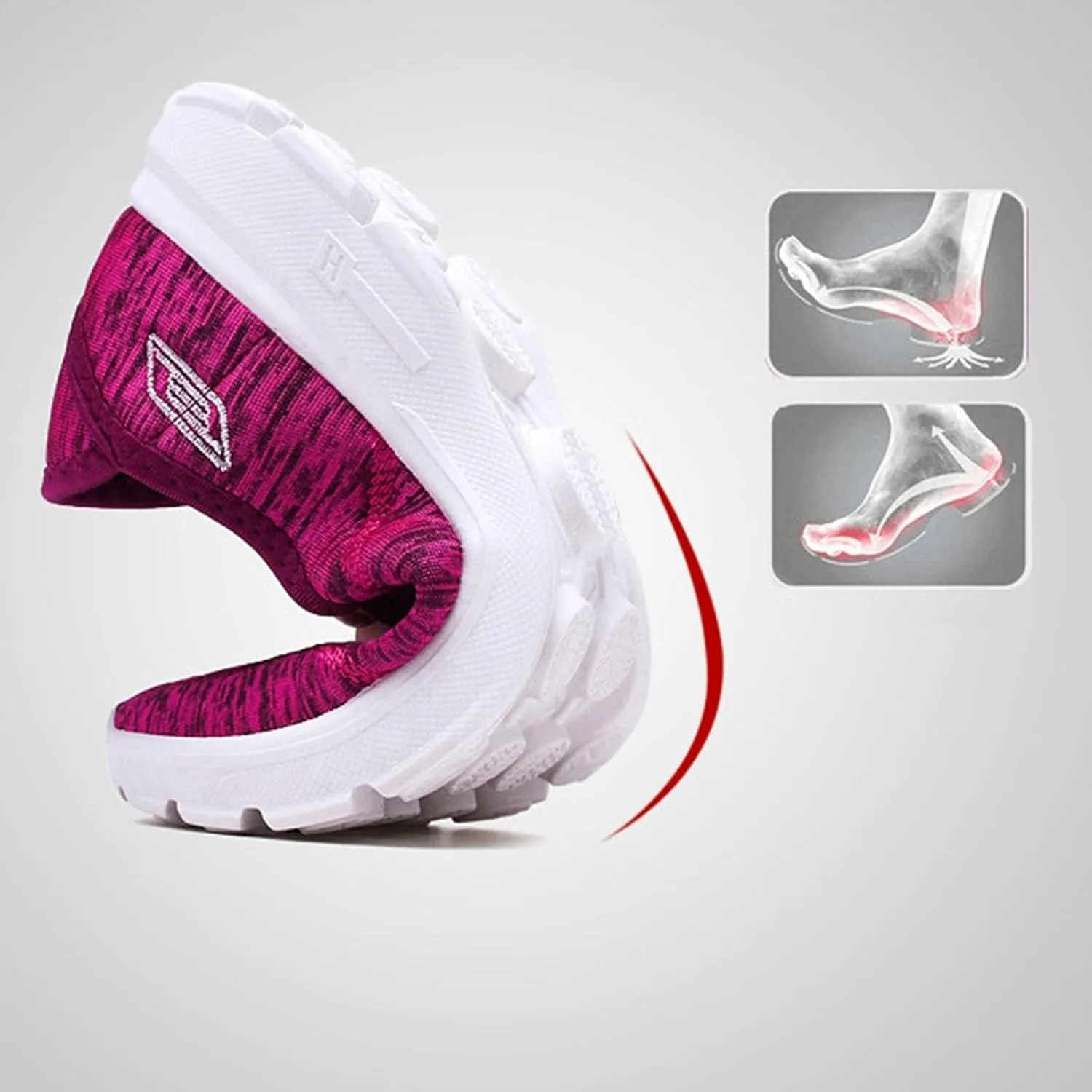 Men's Orthopedic Comfortable Slip-On Shoes Comfortable Lightweight Casual Walking Shoe Supportive Walking Shoes