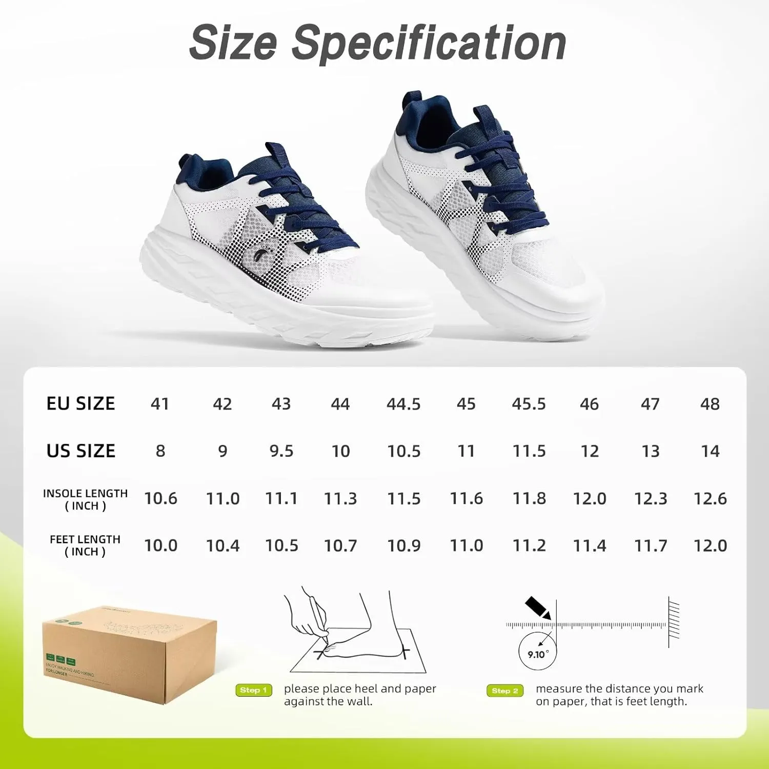 Men's Orthopedic Diabetic Wide Running Shoes: Comfortable Casual Arch Support Plantar Fasciitis Sports Sneakers, High Arch Swollen Outdoor Work Tennis Walking Shoes for Foot and Heel Pain Relief