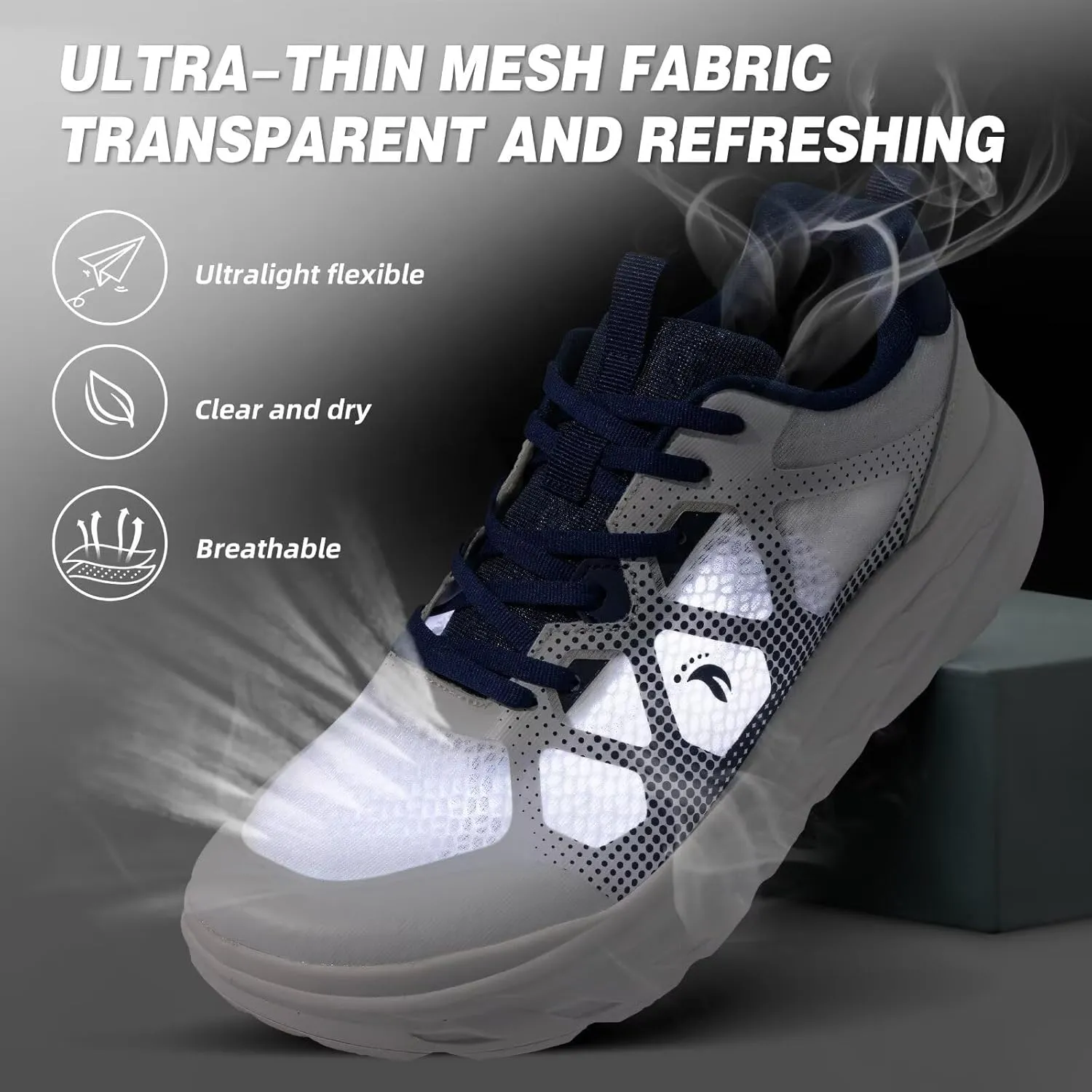 Men's Orthopedic Diabetic Wide Running Shoes: Comfortable Casual Arch Support Plantar Fasciitis Sports Sneakers, High Arch Swollen Outdoor Work Tennis Walking Shoes for Foot and Heel Pain Relief