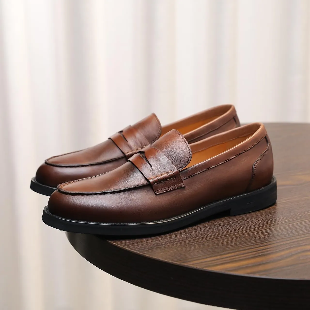 Men's Slip-on Shoes, Classic, Timeless and Durable Formal Shoes with a Smart and Sleek Upper, Crafted with Premium Quality Leather