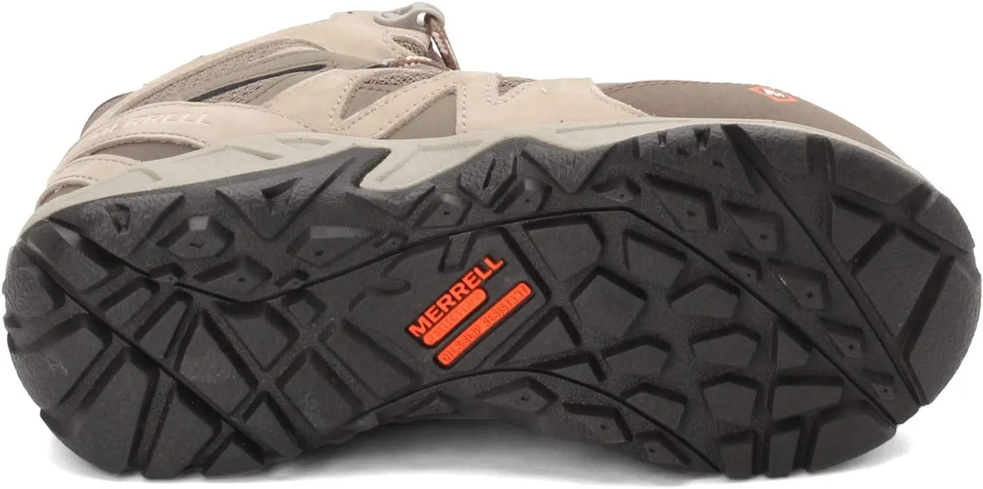 Merrell Women's Siren Mid Waterproof Alloy Toe Work Boots Wp at-Brindle/Boulder