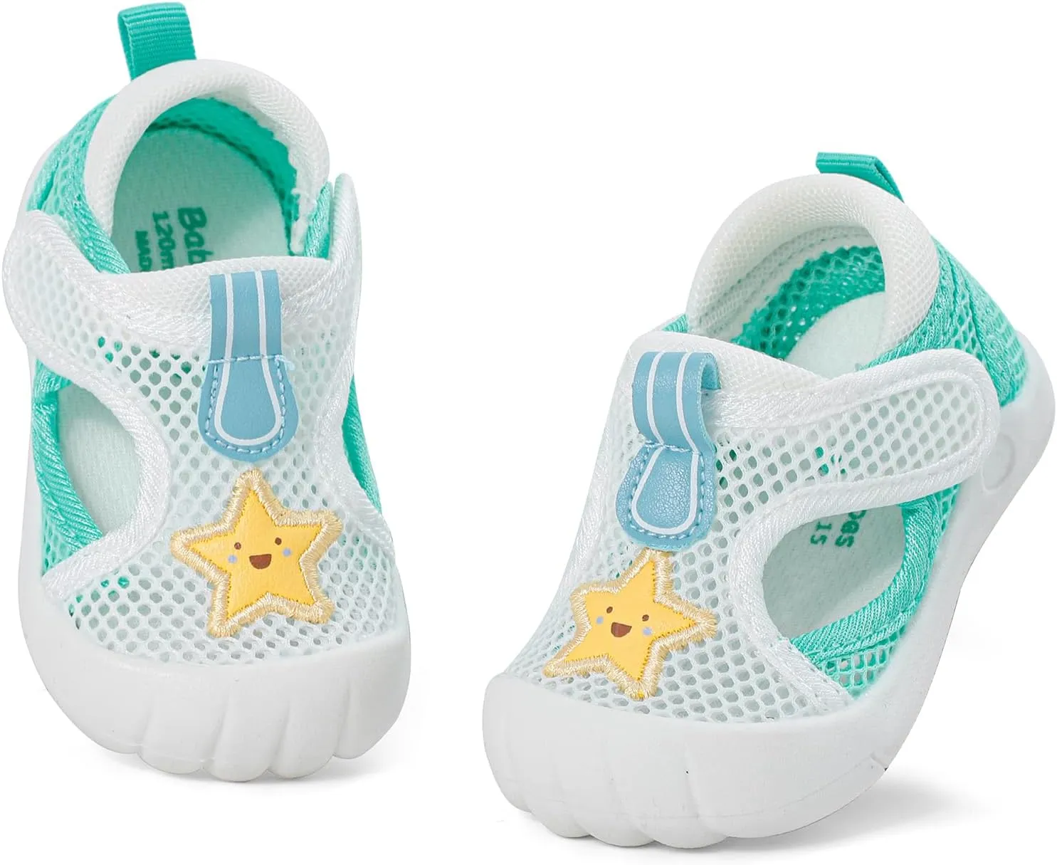 MK MATT KEELY Toddler Sandals Summer Kids Water Sandals Closed Toe Adjustable Water Shoes Outdoor Lightweight Beach Shower Shoes for Boys Girls