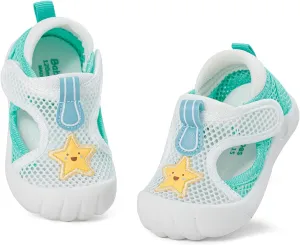 MK MATT KEELY Toddler Sandals Summer Kids Water Sandals Closed Toe Adjustable Water Shoes Outdoor Lightweight Beach Shower Shoes for Boys Girls