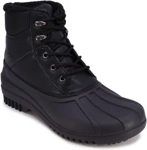 Nautica Mens Duck Boots Waterproof Shell Insulated Snow & Rain Boot -Lace-Up Winter Shoe- Channing (Wide/Medium Width)