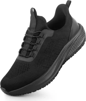 Non Slip Shoes for Men Food Service Slip Resistant Work Shoe Mens in Restaurant Kitchen Chef Slip On Walking Sneakers Breathable Lightweight