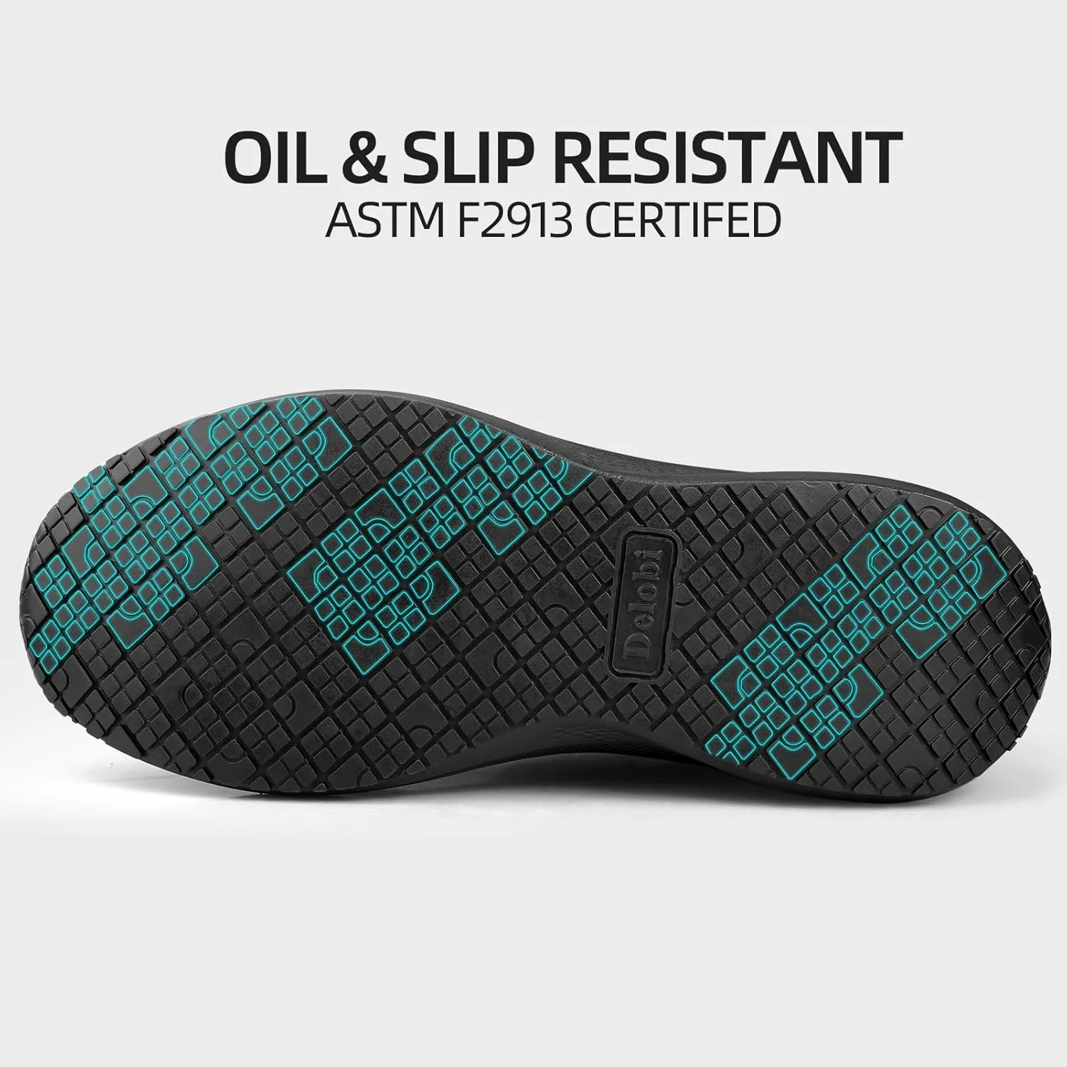 Non Slip Shoes for Men Food Service Slip Resistant Work Shoe Mens in Restaurant Kitchen Chef Slip On Walking Sneakers Breathable Lightweight