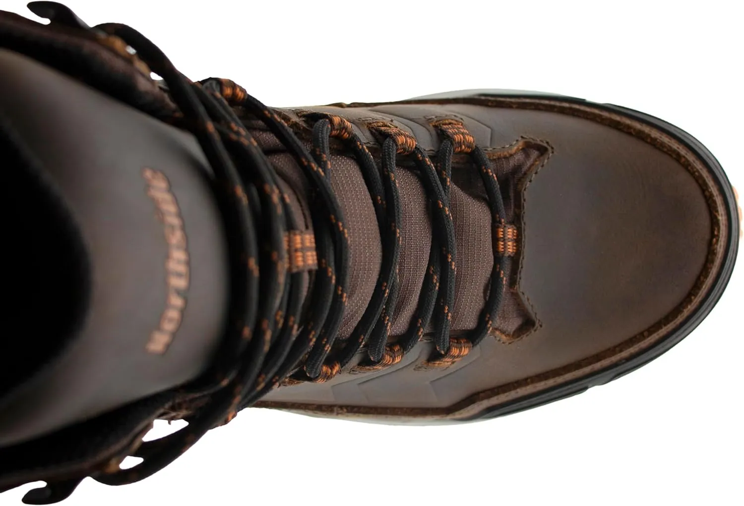 Northside Men's Alpine Ridge Waterproof Hiking & Work Boots - Lightweight, Comfortable, Durable Outdoor Trail Shoes | Tough & Sturdy | Full Grain Leather Upper, High-Grip Rubber Outsole