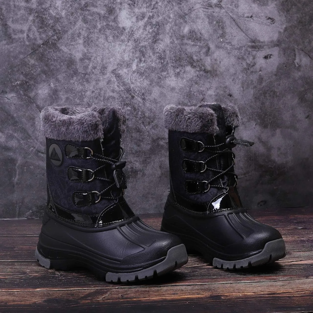 Nova Mountain Boy's and Girl's Waterproof Winter Snow Boots