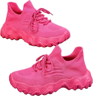 Nursebabes Sneakers, Breathable Non-Slip Lightweight Lace up Mesh Orthopedic Running Sneakers, Slip on Sneakers Women