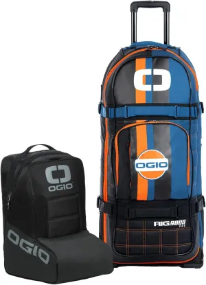 OGIO Rig 9800 Pro Wheeled Gear Bag With Boot Bag LE Petrol