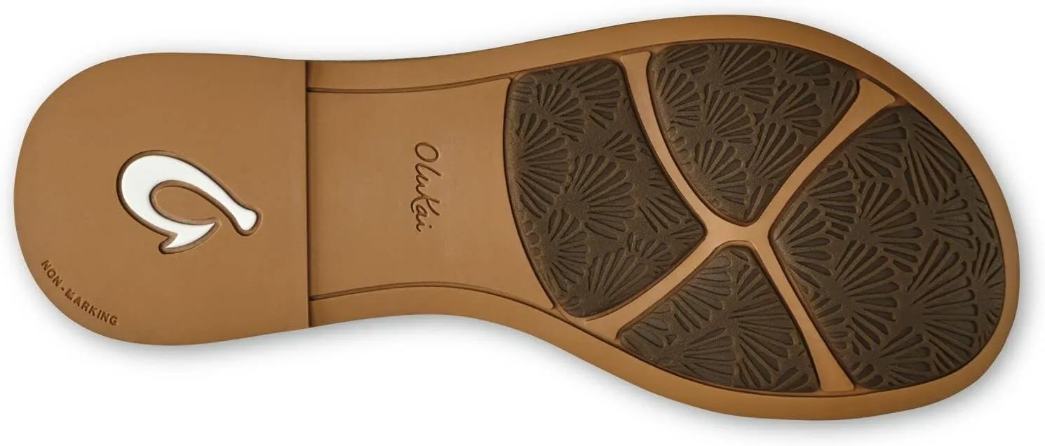 OLUKAI Ke'a Women's Beach Sandals, Quick-Dry Flip-Flop Slides, Water Resistant & Modern Low Profile Design, All-Day Comfort Fit & Wet Grip Soles