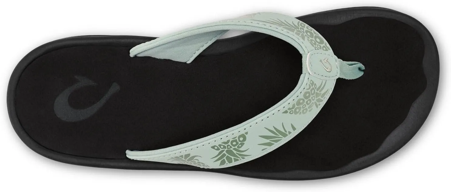 OLUKAI Ohana Women's Beach Sandals, Water Resistant Flip Flops, Arch Support & Comfort Fit, Lightweight & Durable, Enhanced Grip & Traction