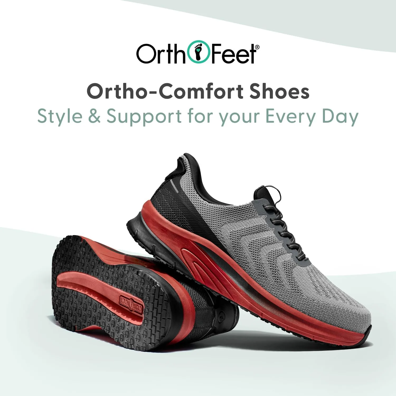 Orthofeet Men's Orthopedic Hands-Free Tilos Slip-On Sneakers
