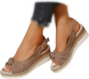 Orthopedic Sandals for Women 2025 Trendy Wedge Platform Espadrilles Summer Dressy Arch Support Walking Beach Sandals