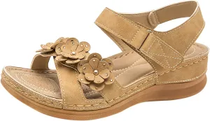 Orthopedic Sandals for Women Bohemian Thick Bottom Fashion Open Toe Summer Memory Foam Platform Shoes
